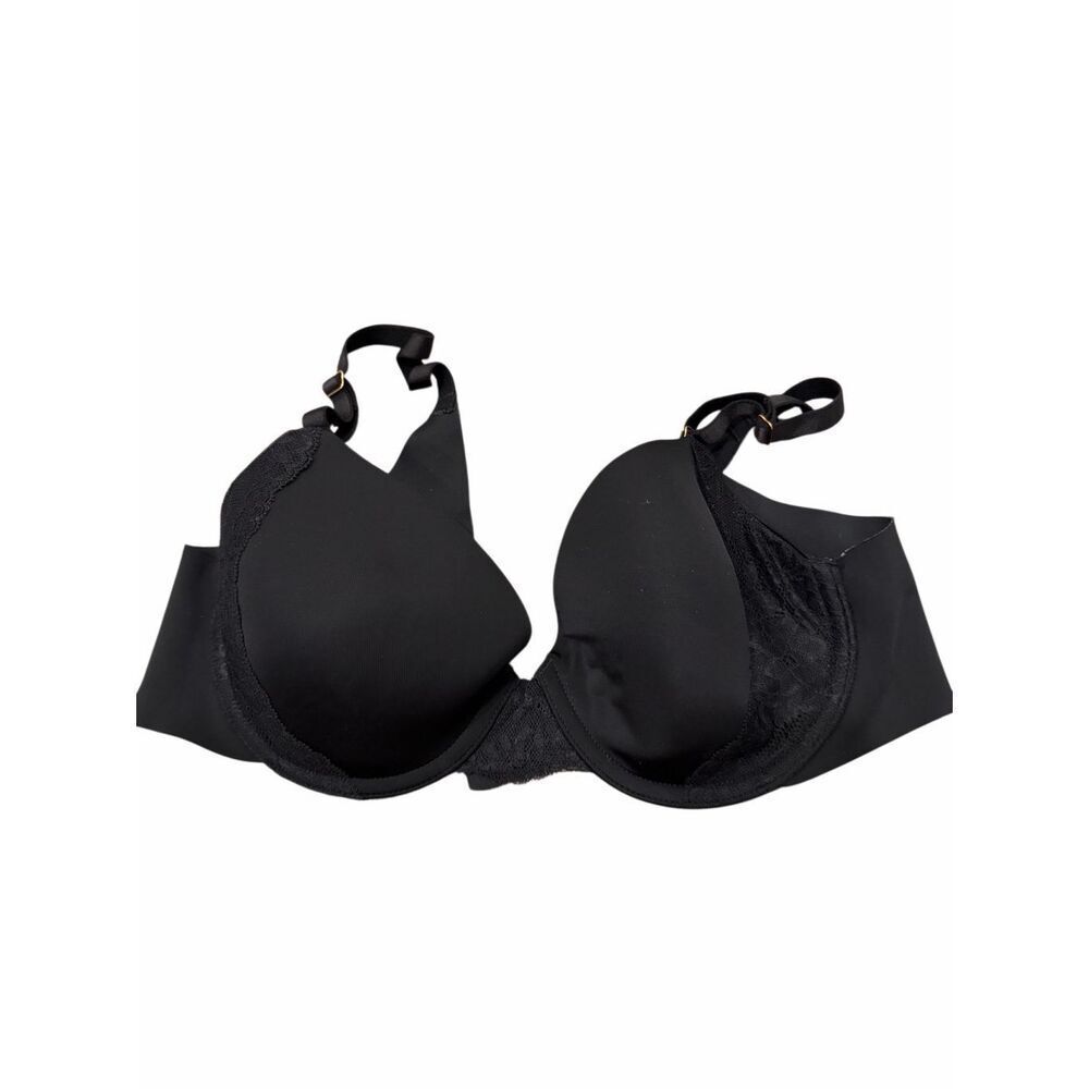 Soma Vanishing 360 Perfect Coverage Black Lace Bra-Size 36B